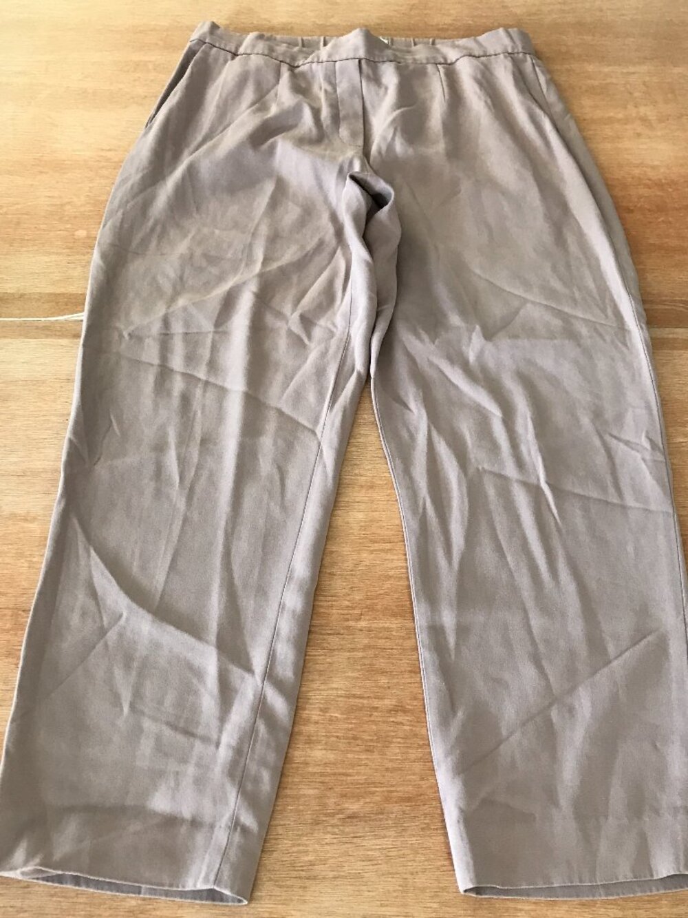Aritzia Babaton Conan Pants Women 10 Brown High Rise Pocket Stretch Pull On